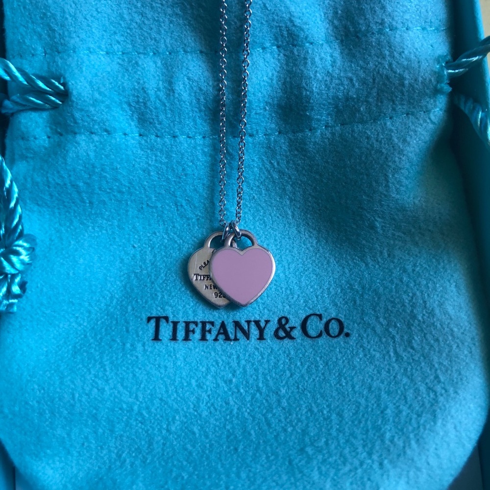 Tiffany & Co. double heart tag pendant